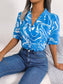 Printed Lapel Collar Shirt nicholesgifts