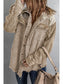 Women Snap Front Hooded Corduroy Shacket nicholesgifts
