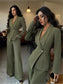 One Button Blazer and Pants Set nicholesgifts