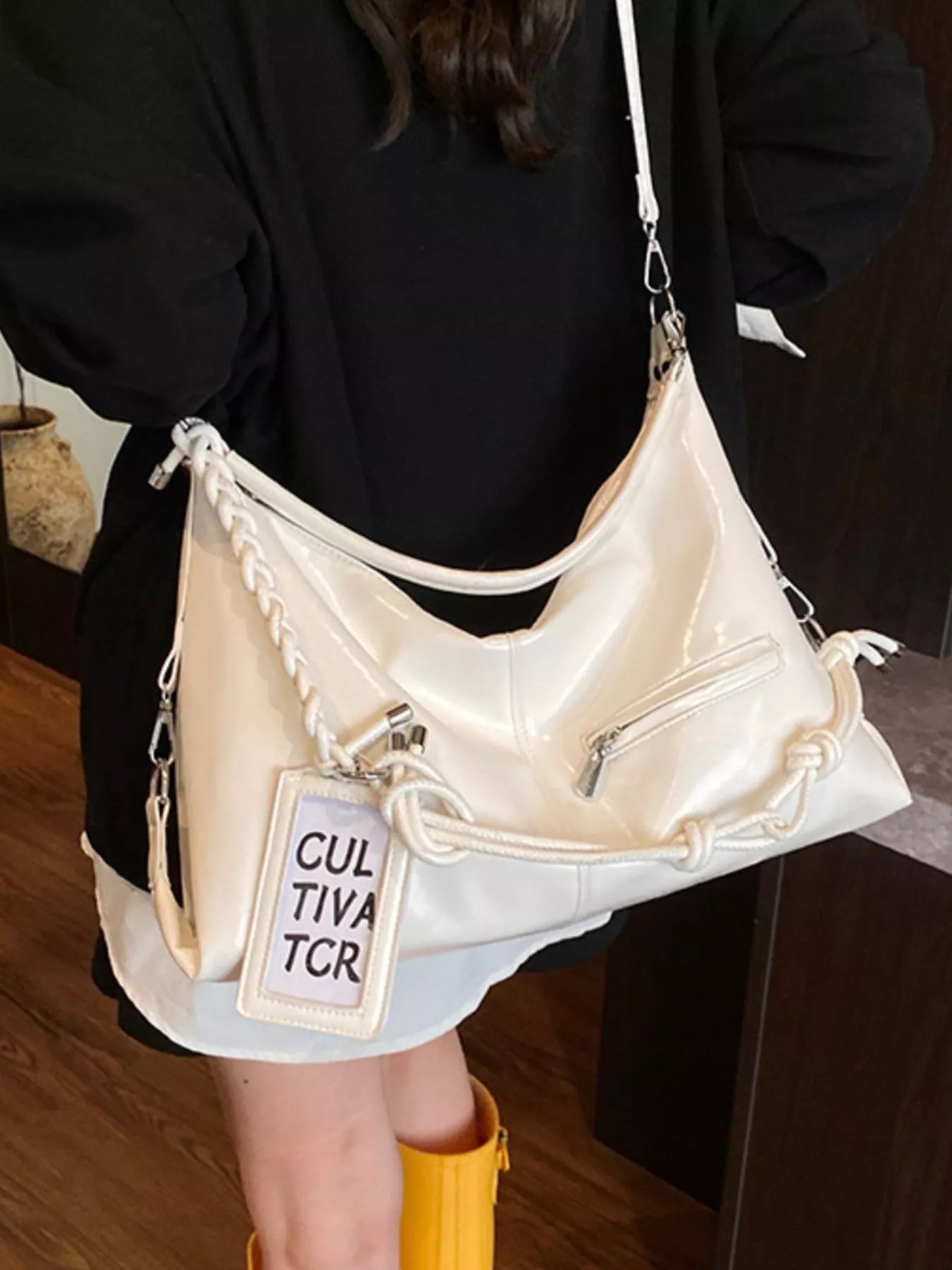 PU Leather Shoulder Bag nicholesgifts