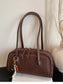 Zipper Closure Shoulder Bag nicholesgifts