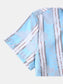 Men's Plus Size Casual Striped Short Sleeve Button-Up Shirt nicholesgifts