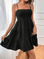Women Smocked Tiered Sleeveless Mini Summer Dress nicholesgifts