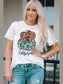 Pumpkin Graphic Short Sleeve T-Shirt nicholesgifts