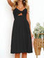 Cutout Smocked Sweetheart Neck Cami Dress nicholesgifts