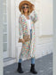 Women Open Front Fringe Hem Cardigan Sweater nicholesgifts