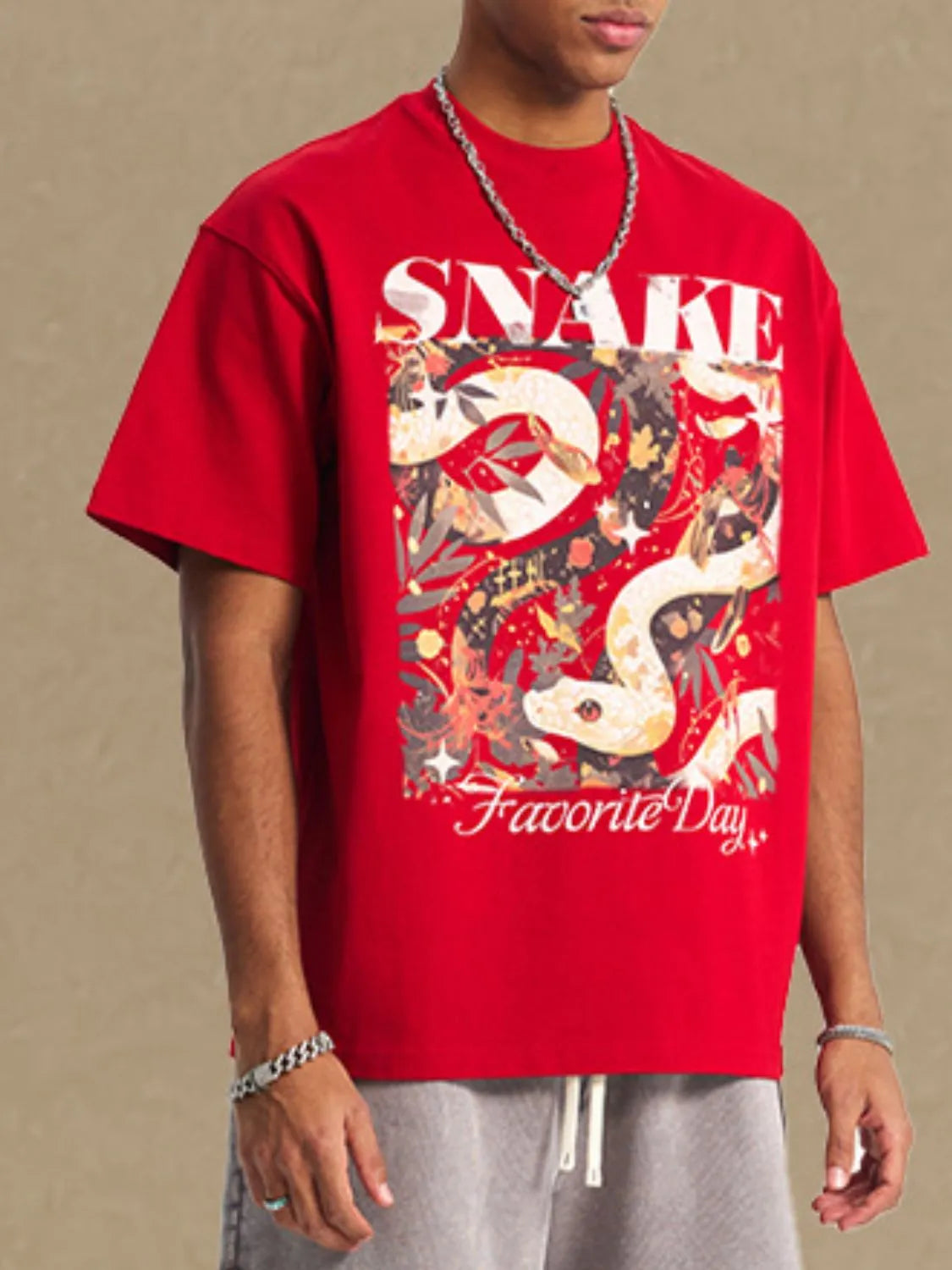 Men's Graphic Round Neck Half Sleeve T-Shirt NicholesGifts