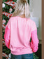 Women Valentine’s Day Sequin Heart Long Sleeve Sweatshirt nicholesgifts