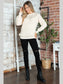 Round Neck Rib-Knit Sweater Trendsi