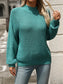 Mock Neck Long Sleeve Sweater nicholesgifts