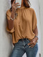 Tie Back Slit Half Sleeve Blouse nicholesgifts