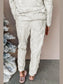 Round Neck Long Sleeve Top and Pants Lounge Set nicholesgifts