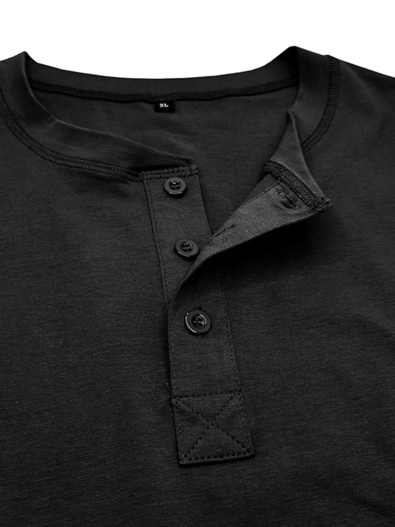 Men's Classic Henley Short Sleeve Polo T-Shirt NicholesGifts