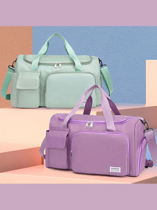 Oxford Cloth Detachable Strap Travel Bag Trendsi