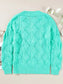 Elegant Texture V-Neck Knit Top nicholesgifts