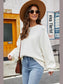 Women Round Neck Long Sleeve Sweater nicholesgifts