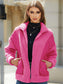 Zip-Up Collared Neck Jacket nicholesgifts