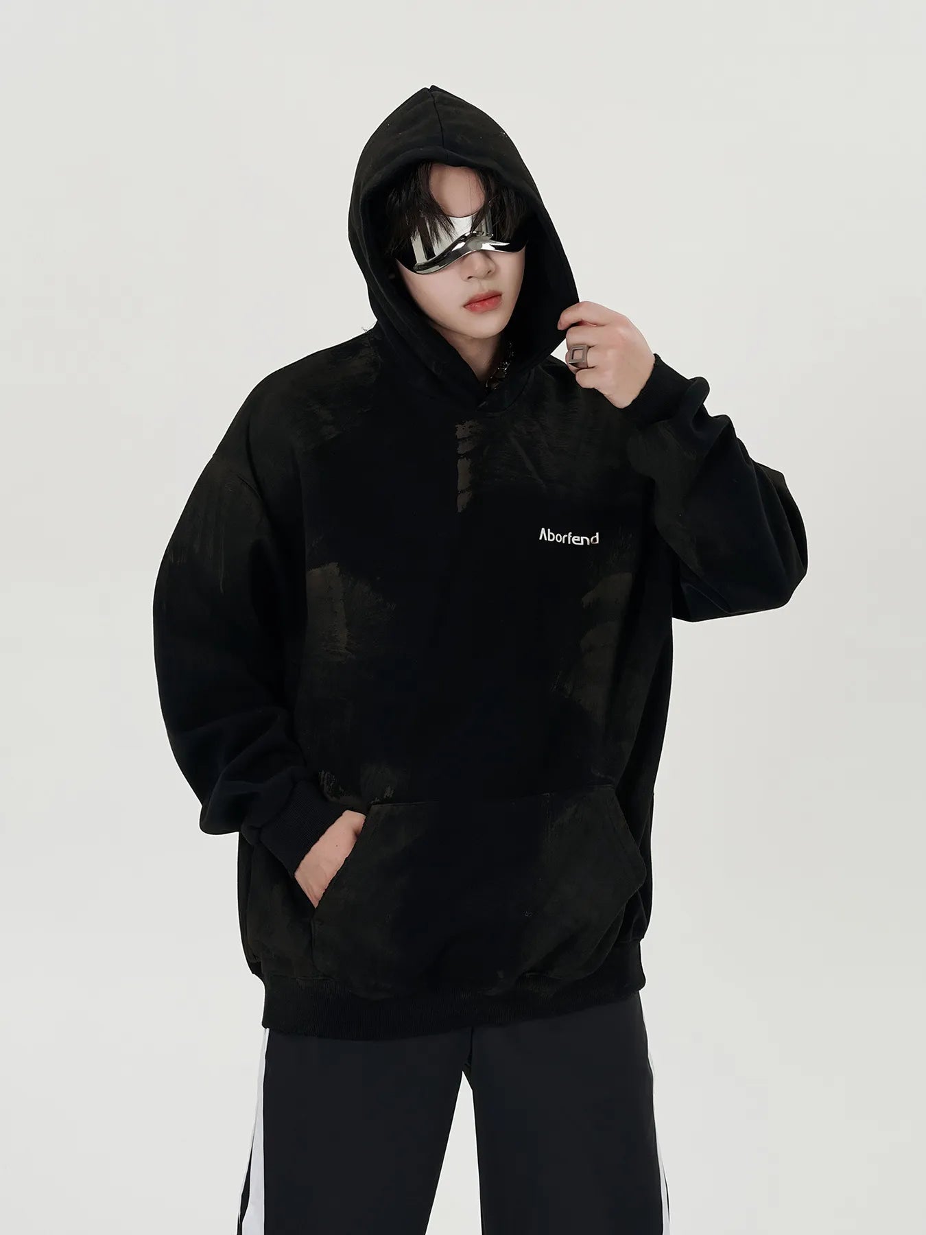 Men's Oversized Tie-Dye Long Sleeve Hoodie NicholesGifts