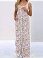 Full Size Floral Print Wide Leg Casual Jumpsuit Plus Size nicholesgifts