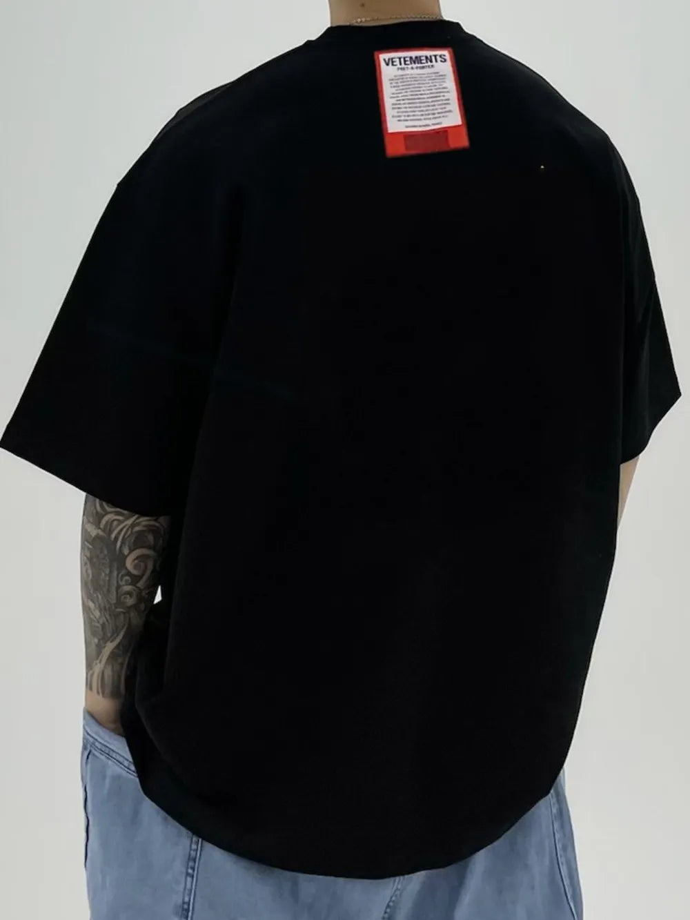 Men's Plus Size Round Neck Half Sleeve T-Shirt Trendsi