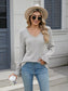 Lace Detail V-Neck Long Sleeve T-Shirt nicholesgifts