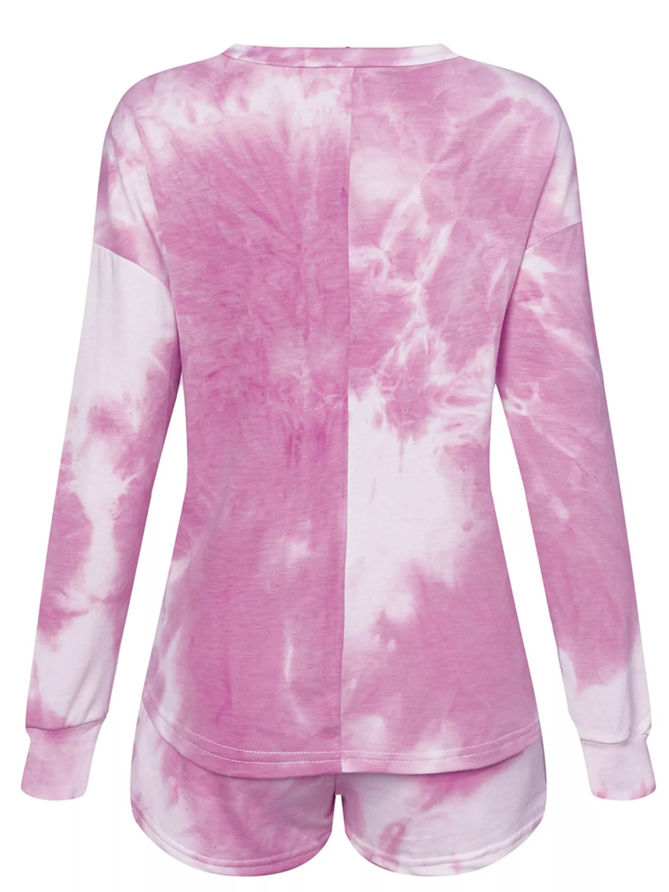Tie-Dye Round Neck Top and Shorts Set NicholesGifts