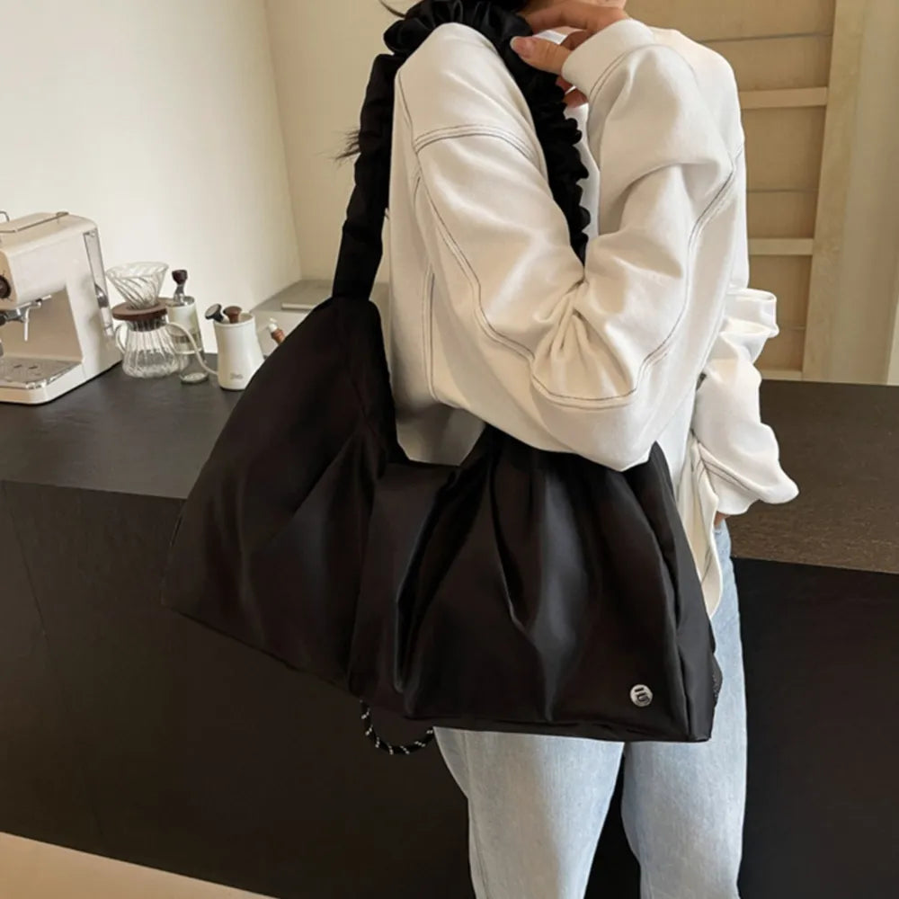 Ruched Large Tote Bag Trendsi