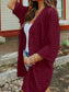 Striped Open Front Knit Cardigan nicholesgifts