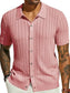 Men's Full Size Openwork Button Down Collared Neck Shirt Plus Size nicholesgifts