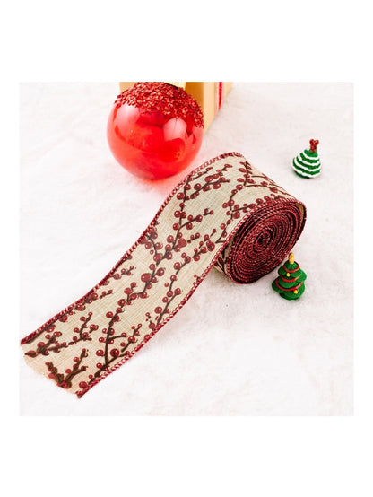 Christmas Polyester Ribbon nicholesgifts