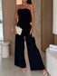 Smocked Tube Wide-Leg Jumpsuit nicholesgifts