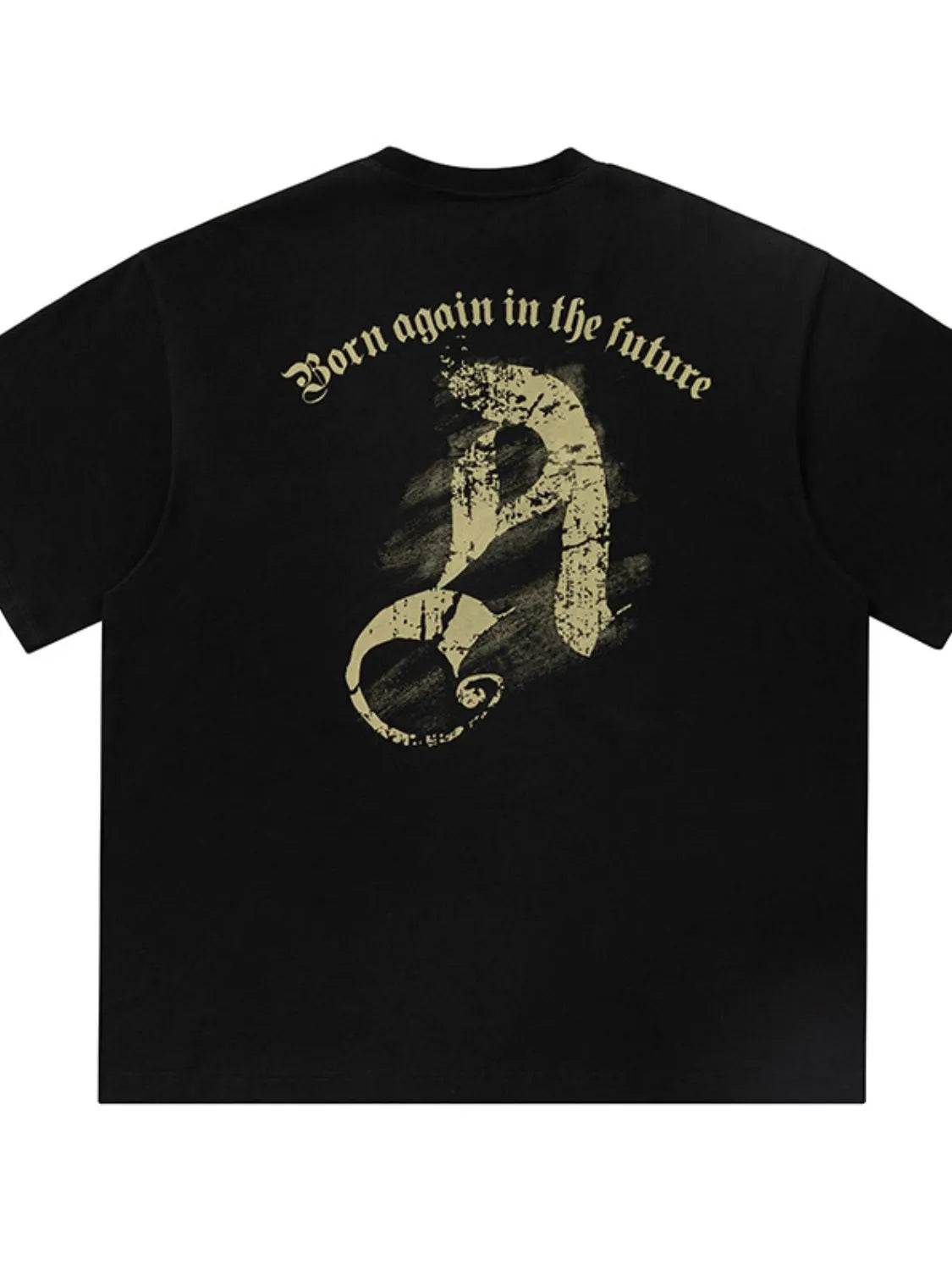 Men's Plus Size Graphic Round Neck Half Sleeve T-Shirt Trendsi
