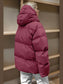 Pocketed Zip Up Hooded Puffer Jacket nicholesgifts
