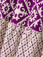 Geometric Elastic Waist Maxi Skirt nicholesgifts