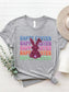 HAPPY EASTER Round Neck Short Sleeve T-Shirt nicholesgifts