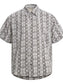 Men's Short Sleeve Button-Up Shirt nicholesgifts