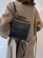 Double Buckle Square Backpack Bag nicholesgifts