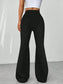 Women High Waisted Flare Pants nicholesgifts