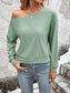 Eyelet Dropped Shoulder Blouse nicholesgifts