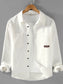 Men's Plus Size Button Up Long Sleeve Shirt nicholesgifts