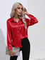 Collared Neck Buttoned Long Sleeve Shirt nicholesgifts
