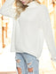 Turtleneck Drop Shoulder Long Sleeve Sweater nicholesgifts