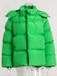 Pocketed Zip Up Hooded Puffer Jacket nicholesgifts