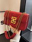 Quilted Flap Chain Crossbody Bag nicholesgifts