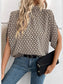 Tie Back Slit Half Sleeve Blouse nicholesgifts