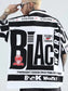 Men's Plus Size Letter Print Half Sleeve Polo Shirt nicholesgifts