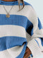 Round Neck Long Sleeve Sweater Trendsi