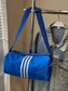Striped Adjustable Strap Duffel Bag nicholesgifts