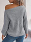 Openwork Long Sleeve Sweater nicholesgifts