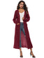 Long Sleeve Open Front Buttoned Cardigan nicholesgifts
